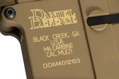 Replika karabinka Daniel Defense® MK18 SA-C19 CORE™ X-ASR™ - Full-Tan - obrazek 3