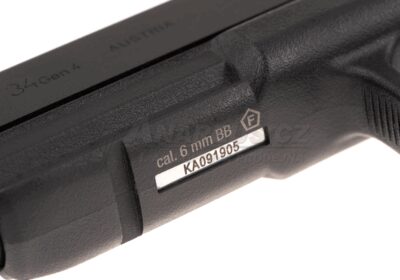 Umarex Glock 34 Gen4 Deluxe version GBB CO2 pistol - Black - obrazek 6