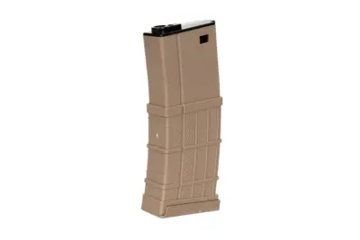 asgbox.pl - Polimerowy magazynek mid-cap LT 130 kulek do replik M4/M16 - tan