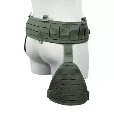 asgbox.pl - Pas taktyczny Laser-Cut z panelem udowym - Ranger Green