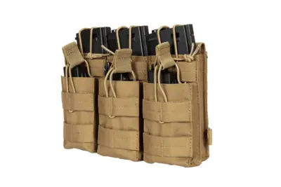 Potrójna ładownica na 6 magazynków typu M4/M16 - coyote - obrazek 2