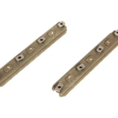 asgbox.pl - Polimerowa szyna M-LOK 5" (2 sztuki) - dark earth