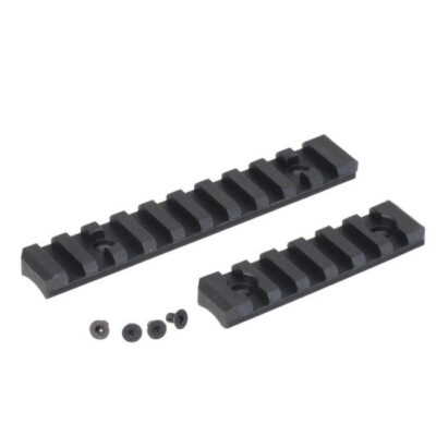 AA Set of RIS Rails for AAP-01 GBB, 10 / 6 Slots (2 Pieces) - Black