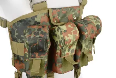 asgbox.pl - Kamizelka taktyczna typu Chest Rigg - Flecktarn