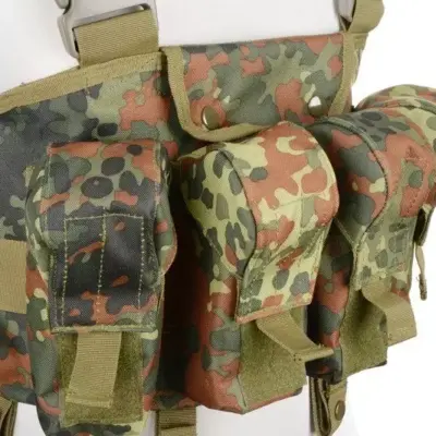asgbox.pl - Kamizelka taktyczna typu Chest Rigg - Flecktarn