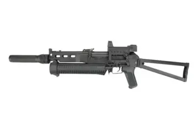 Replika pistoletu maszynowego PP-19 Bizon-2 z tłumikiem i kolimatorem - obrazek 4