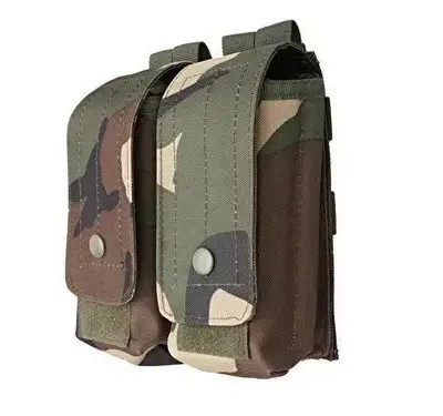 asgbox.pl - Podwójna ładownica na magazynki typu AK - woodland