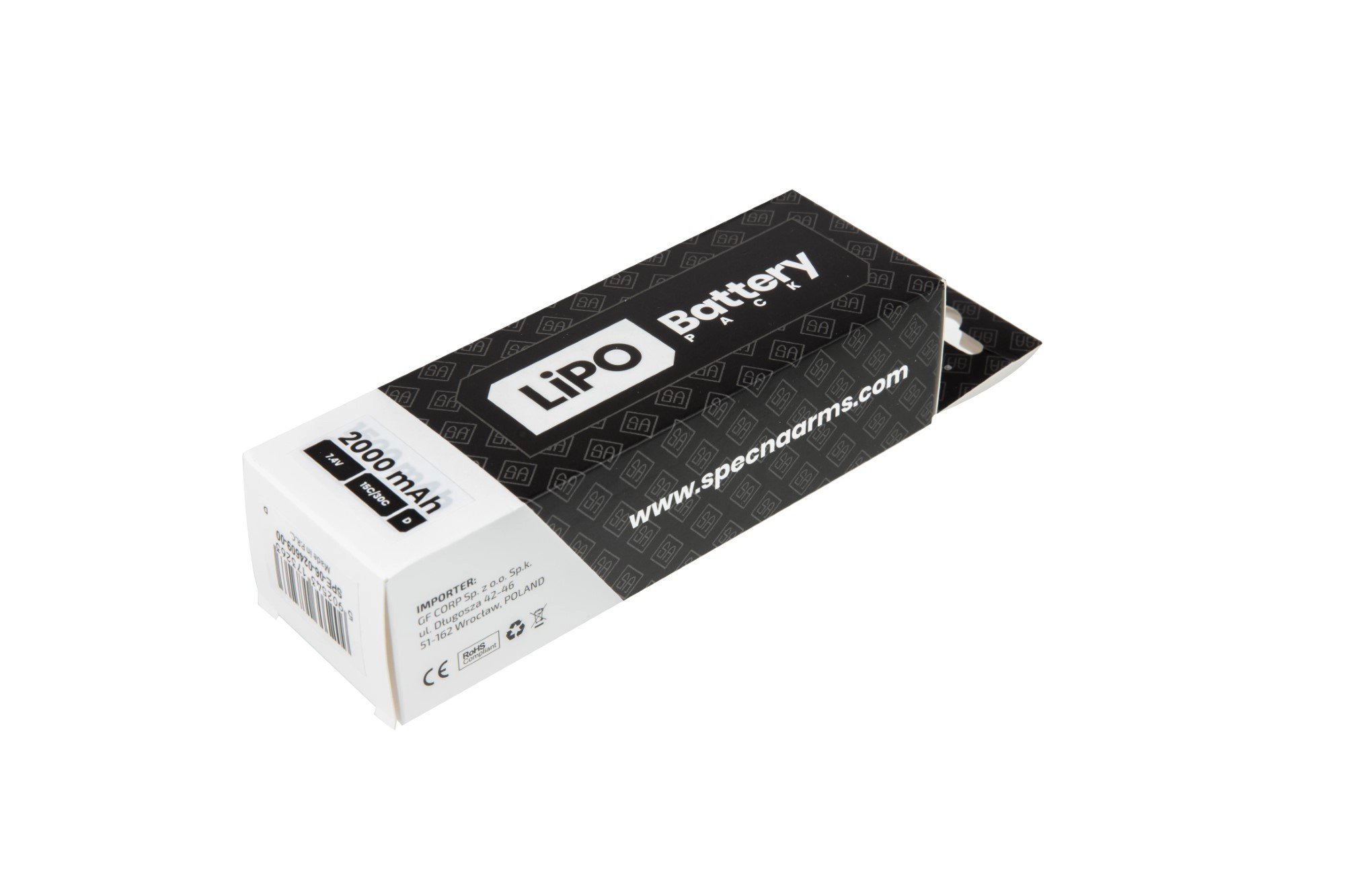 Akumulator LiPo 7,4V 2000mAh 15/30C - 2 modułowy - T-Connect (Deans) OD-G-SPE-06-024609-00 asgbox.pl asgbox.pl - Akumulator LiPo 7