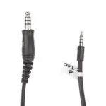 asgbox.pl - Przewód wtyk miniJack 3.5mm na wtyk Military