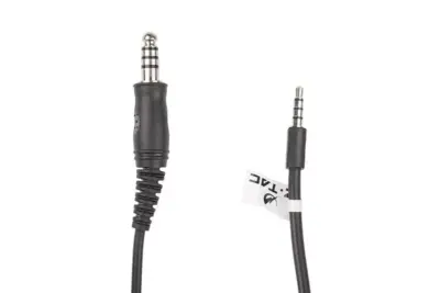 asgbox.pl - Przewód wtyk miniJack 3.5mm na wtyk Military