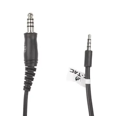 asgbox.pl - Przewód wtyk miniJack 3.5mm na wtyk Military