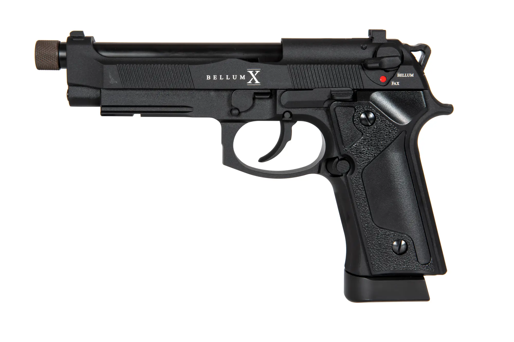 Replika pistoletu Bellum X CO2 - czarna SEU-02-027832-00 asgbox.pl asgbox.pl - Replika pistoletu Bellum X CO2 - czarna