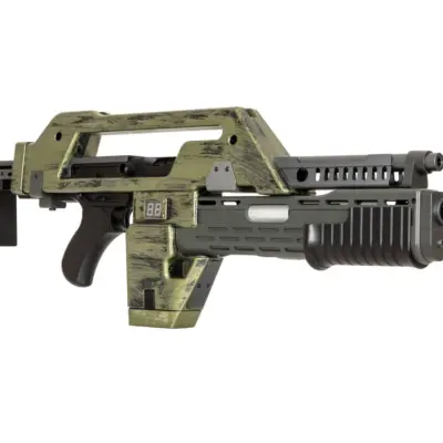 Alternative view of Replika karabinu M41A Pulse Rifle - czarna / oliwkowa