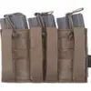asgbox.pl - Potrójna ładownica Open Top na magazynki M4/M16 - coyote brown