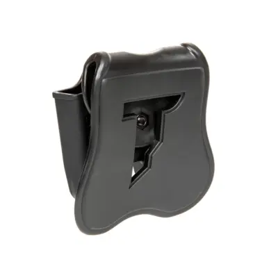 asgbox.pl - Ładownica na 2 magazynki pistoletowe (uniwersalna) - czarna