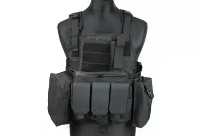 Kamizelka typu Plate Carrier - czarna - obrazek 2