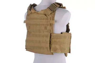 Kamizelka taktyczna typu Armor Plate Carrier - tan - obrazek 2