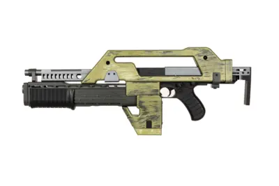 Replika karabinu M41A Pulse Rifle - czarna / oliwkowa - obrazek 3