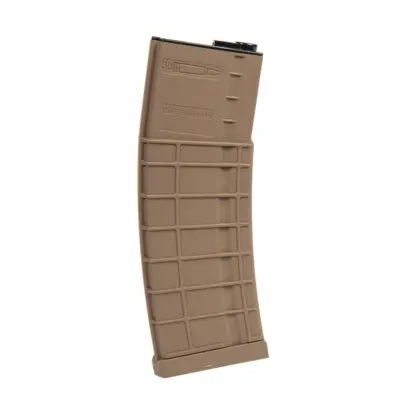 asgbox.pl - Długi magazynek mid-cap 200 kulek do replik M4/M16 - tan