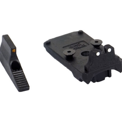 AA Steel RMR Mount with Raised Sights for AAP-01 - Black