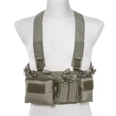 Alternative view of Kamizelka Light Fast Chest Rig - Ranger Green