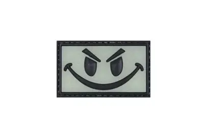 asgbox.pl - Naszywka 3D - Smiley - świecąca w ciemności