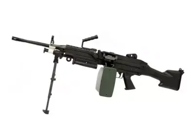 Replika karabinu maszynowego H.M.G. MK2 - czarna - obrazek 3