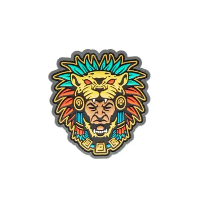 asgbox.pl - Naszywka Aztec Warrior Head - FullColor