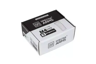 asgbox.pl - Zestaw 5 magazynków mid-cap na 140 kulek do replik M4/M16 - szary
