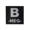 asgbox.pl - Naszywka IR z grupą krwi: B NEG