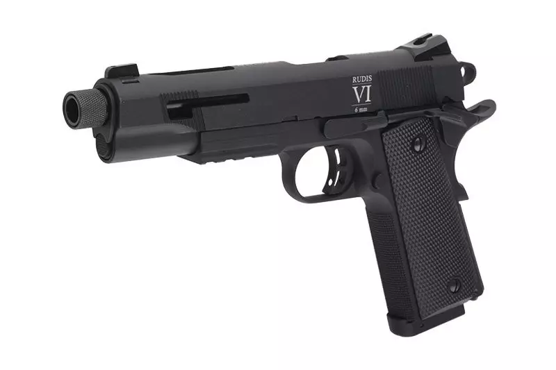 Replika pistoletu Rudis VI (Black) SEU-02-018666-00 asgbox.pl asgbox.pl - Replika pistoletu Rudis VI (Black)