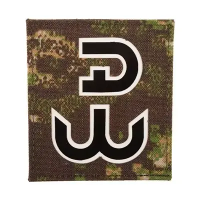 asgbox.pl - Naszywka IR - PW Cordura Glow - Pencott™ GreenZone