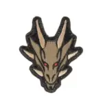 asgbox.pl - Naszywka Dragon Head - Foliage Green