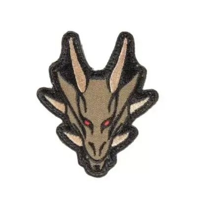 asgbox.pl - Naszywka Dragon Head - Foliage Green