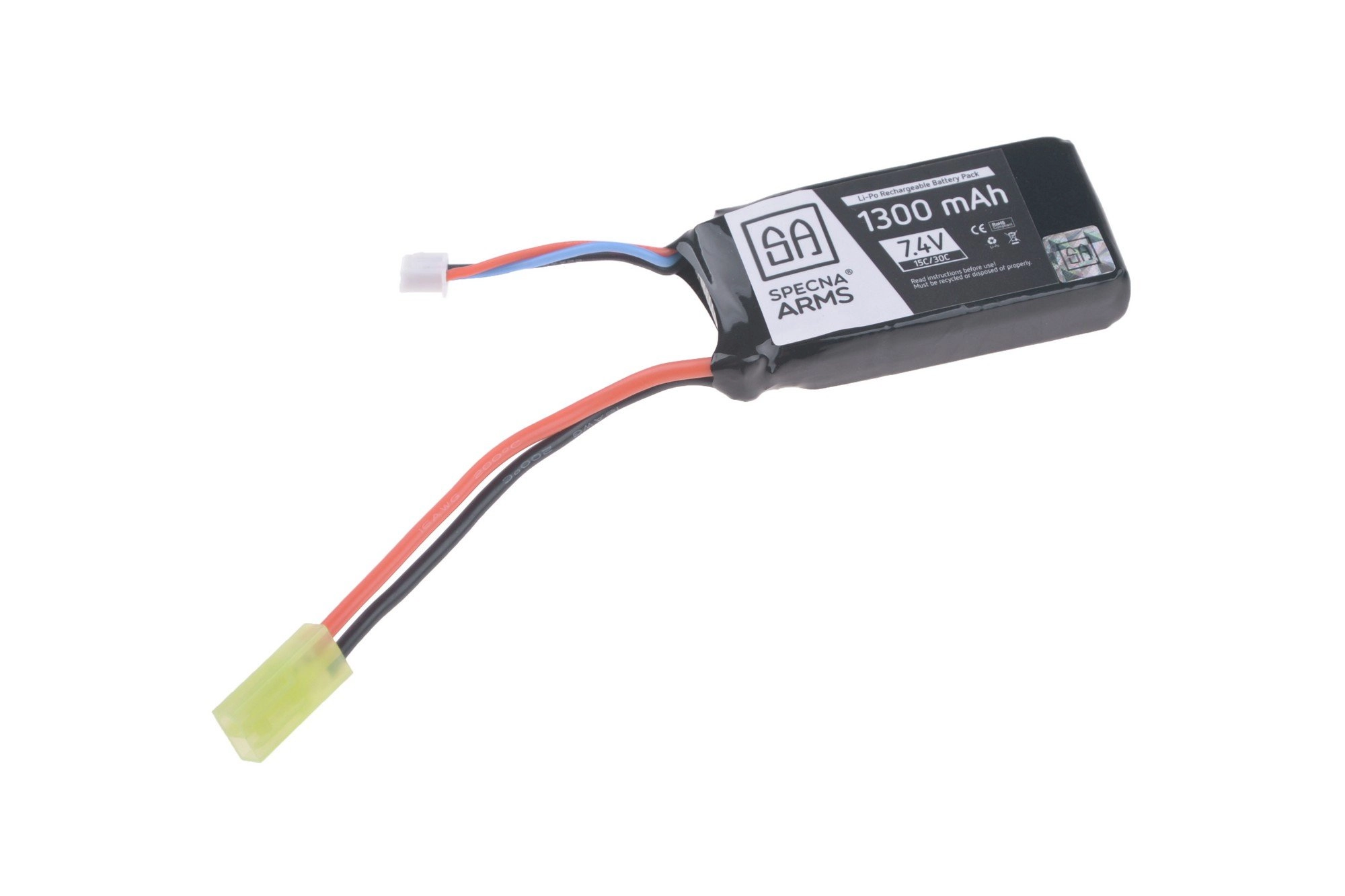 Akumulator LiPo 7,4V 1300mAh 15/30C OD-G-SPE-06-022013-00 asgbox.pl asgbox.pl - Akumulator LiPo 7
