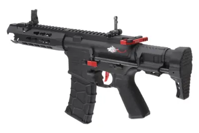 asgbox.pl - Replika karabinka Avalon Leopard CQB - Black/Red