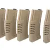 asgbox.pl - Zestaw 5 magazynków mid-cap PMG 140 kulek do do replik typu M4/M16 - dark earth