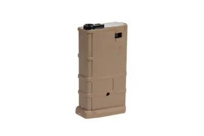 asgbox.pl - Krótki magazynek mid-cap 110 kulek do replik M4/M16 - tan