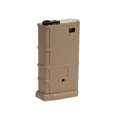 asgbox.pl - Krótki magazynek mid-cap 110 kulek do replik M4/M16 - tan
