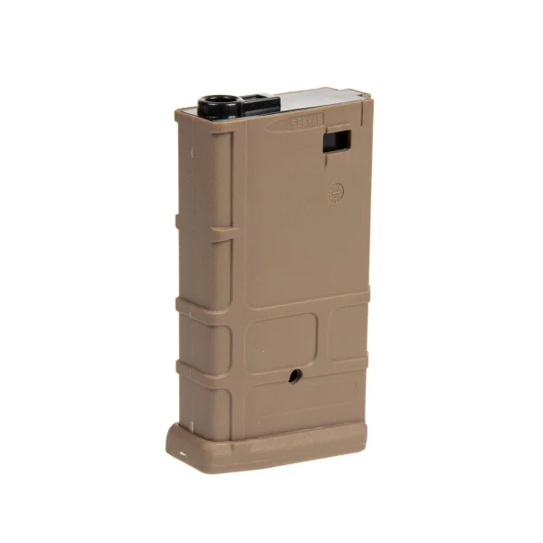 asgbox.pl - Krótki magazynek mid-cap 110 kulek do replik M4/M16 - tan