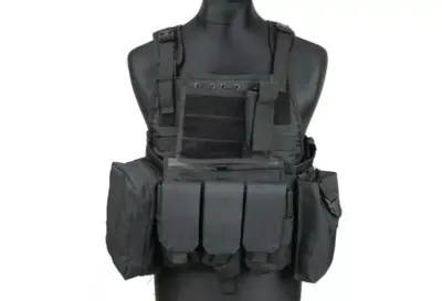 Kamizelka typu Plate Carrier - czarna - obrazek 3