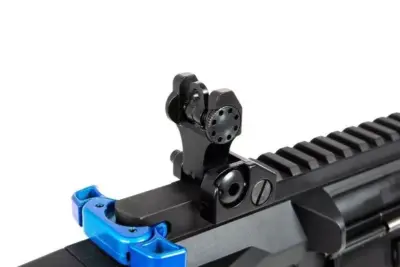 Replika pistoletu maszynowego Nemesis X9 - czarno-niebieska - obrazek 2