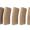 Zestaw 5 magazynków low-cap 70 kulek do M4/M16 - tan OD-G-SPE-05-005262-00 asgbox.pl