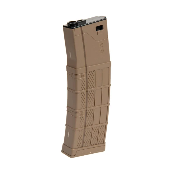 asgbox.pl - Długi magazynek mid-cap 150 kulek do replik M4/M16 - tan