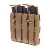 asgbox.pl - Podwójna ładownica Open Top na magazynki M4/M16 - coyote brown