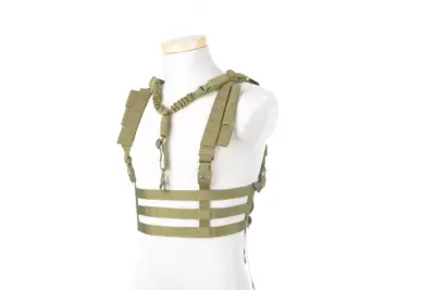 asgbox.pl - Kamizelka taktyczna Chest Rig typu Low Profile - Oliwkowa