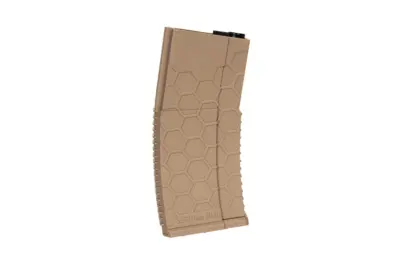 Polimerowy magazynek hi-cap HX 300 kulek do replik M4/M16 - tan - obrazek 3