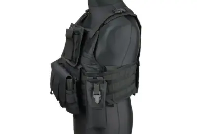 Kamizelka typu Plate Carrier - czarna - obrazek 4