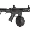 Replika pistoletu maszynowego PX9 (+ magazynek DRUM) - czarna OD-G-CLA-01-027691-00 asgbox.pl