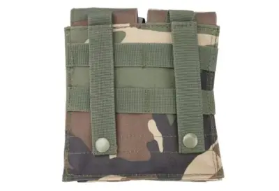 Podwójna ładownica na magazynki M4/M16 - woodland - obrazek 2
